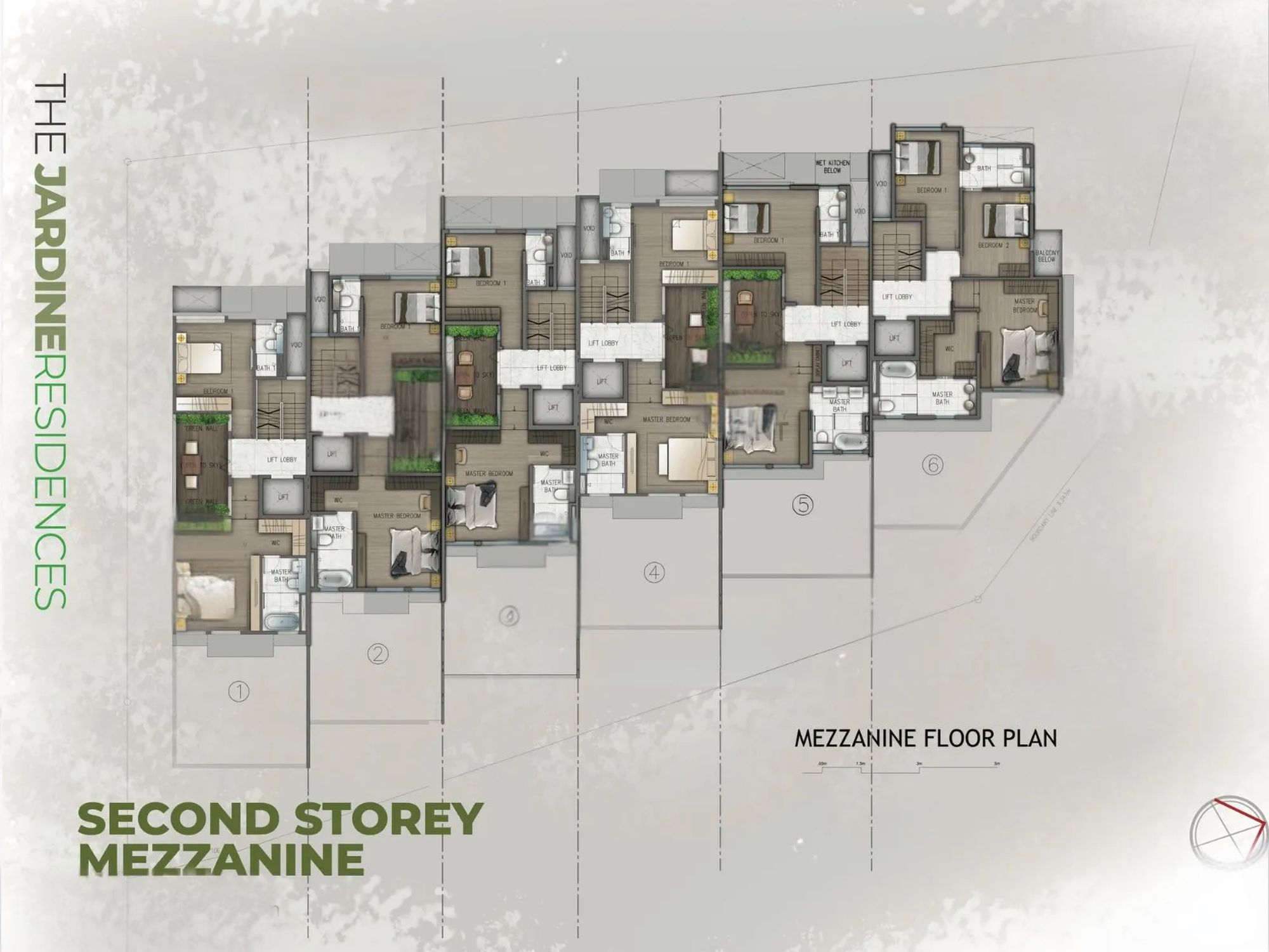 The Jardine Residences floorplan